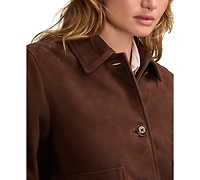 Lucky Brand Women's Suede Leather Jacket