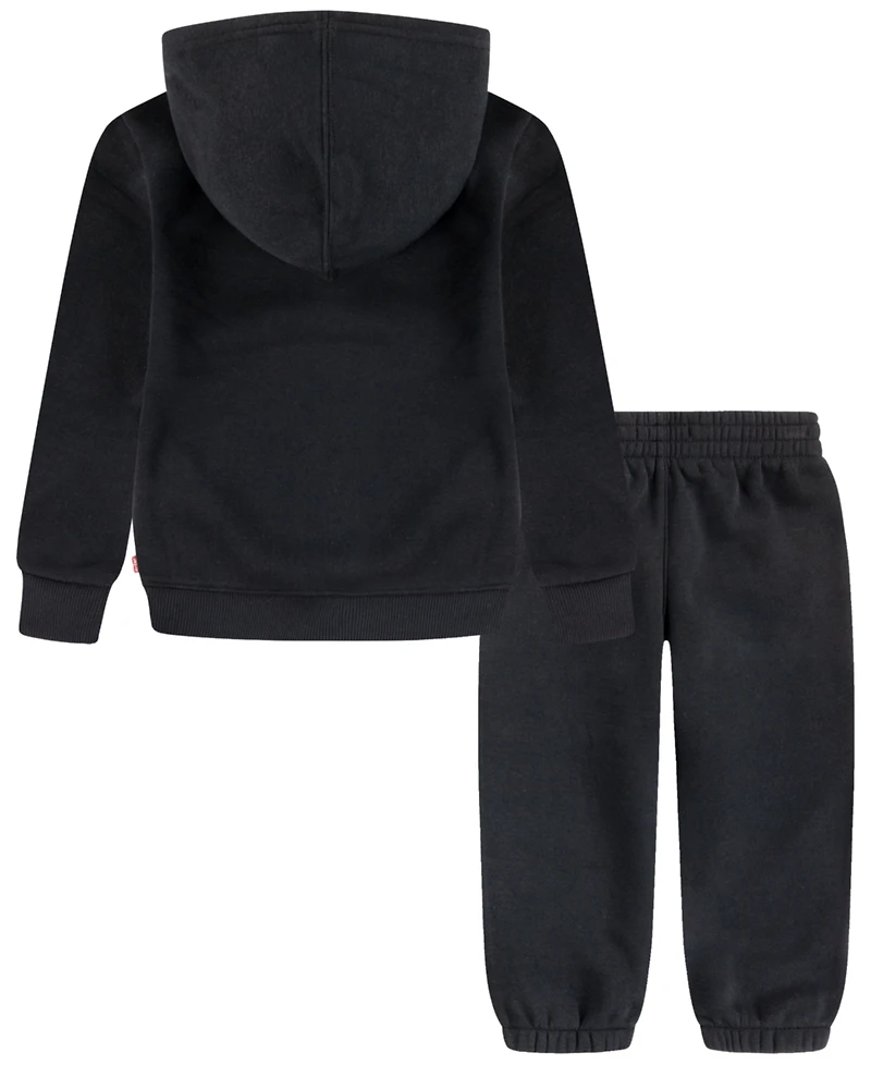 Levi's Toddler Boys 2-Piece Pullover Hoodie and Joggers Set