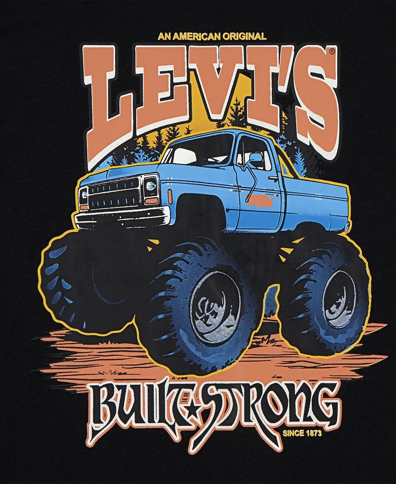 Levi's Big Boys Monster Truck Short Sleeve T-Shirt