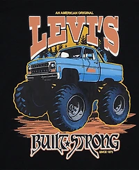 Levi's Big Boys Monster Truck Short Sleeve T-Shirt
