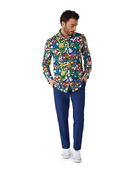 OppoSuits Men's Super Mario Licensed Nintendo Dress Shirt