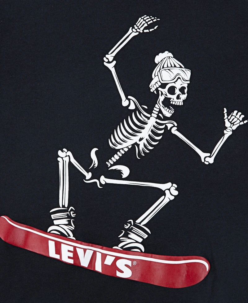 Levi's Big Boys Shredding Skeleton Short Sleeve T-Shirt
