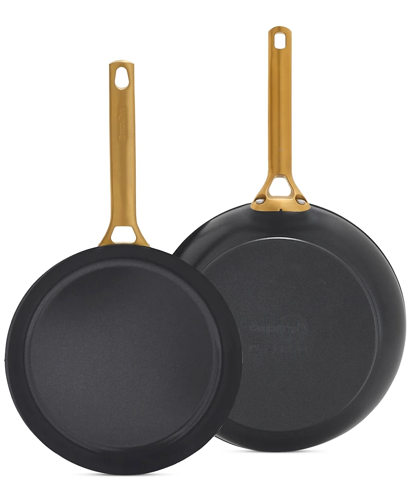 GreenPan Reserve Pro Ceramic Nonstick Frypan set, 10" and 12"