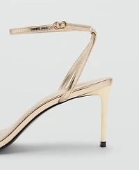 Mango Women's Stiletto Heel Strappy Sandal