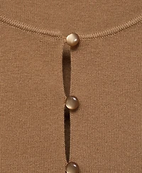 Mango Women's Buttoned Fine-Knit Vest