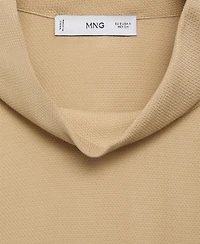Mango Women's Oversized Flowing Blouse