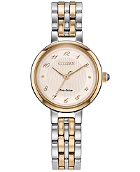 Citizen Women's Classic Stainless-Steel Bracelet Watch, 27.7mm