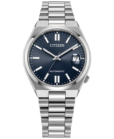 Citizen Men's Exclusive Sport Luxury Tsuyosa Automatic Silver-Tone Stainless Steel Bracelet Watch 37mm