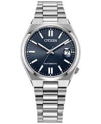 Citizen Men's Exclusive Sport Luxury Tsuyosa Automatic Silver-Tone Stainless Steel Bracelet Watch 37mm