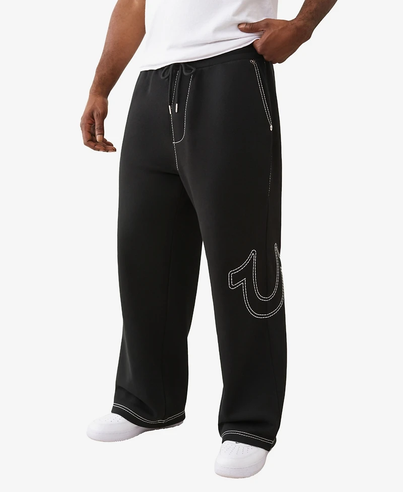 True Religion Men's Baggy Big T Sweatpants