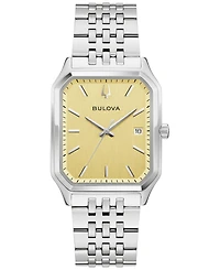 Bulova Men's Special Edition Tony Bennett Classic We are All Here Silver Tone Bracelet Watch 32mm