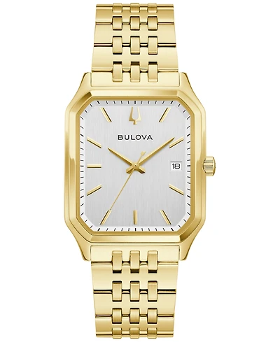 Bulova Men's Special Edition Tony Bennett Classic We are All Here Gold-Tone Bracelet Watch 32mm