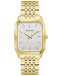 Bulova Men's Special Edition Tony Bennett Classic We are All Here Gold-Tone Bracelet Watch 32mm
