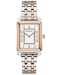 Bulova Women's Classic Sutton Two-Tone Stainless Steel Bracelet Watch 25mm