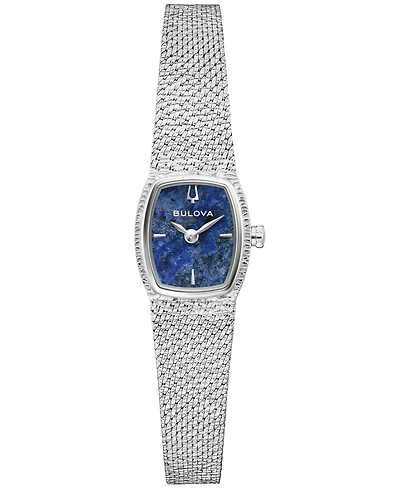 Bulova Women's Classic Goddess of Time Silver-Tone Stainless Steel Bracelet Watch 17mm