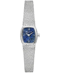 Bulova Women's Classic Goddess of Time Silver-Tone Stainless Steel Bracelet Watch 17mm
