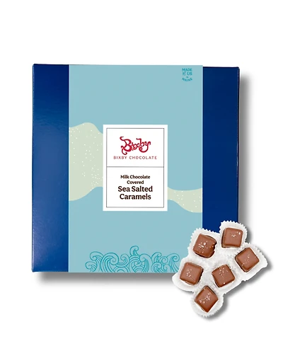 Bixby Chocolate Sea Salted Caramel Gift Box Milk Chocolate, 50 Pieces