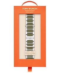 Tory Burch Women's The Kira Green Silicone & Stainless Steel Bracelet For Apple Watch 38mm-46mm