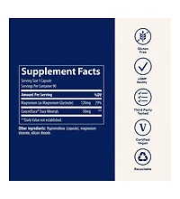 Trace Minerals Magnesium Glycinate 120mg - Bone Strength & Muscle Support - Magnesium Supplement to Aid Healthy Sleep Patterns & Relaxation