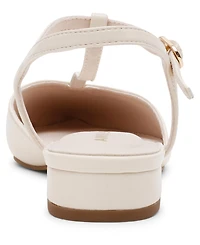 Anne Klein Women's Emily T-Strap Pointed Toe Flats