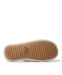 Dearfoams Women's Bridal Celebration Fuzzy Scuff House Slipper
