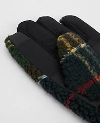 Barbour Men's Field Tartan Fleece Waterproof Gloves