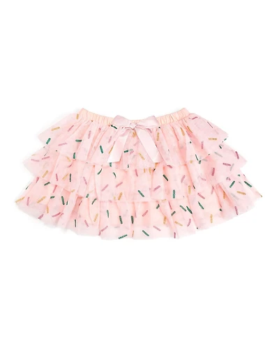 Sweet Wink Little and Big Girls Birthday Girl Sprinkle Tiered Tutu Skirt