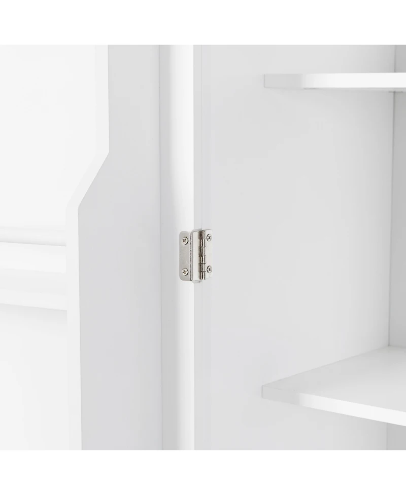 Casainc Bathroom Storage Cabinet with Doors and Drawer, Multiple Storage Spaces, Adjustable Shelf