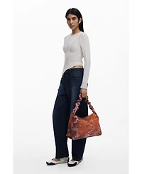 Desigual Women's Medium floral texture handbag