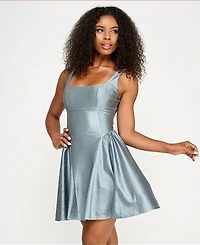 Emerald Sundae Juniors' Fit & Flare Sleeveless Dress