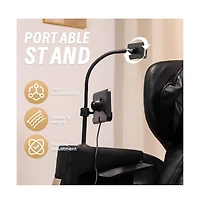 Maison Boucle Full Body Faux Leather Massage Chair with Foot Rollers, Heat & Zero Gravity for Home Relaxation-Maison Boucle