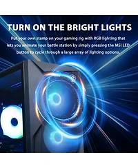 Msi Aegis Z2 Gaming Tower Desktop Amd Ryzen 7 9700X 32GB Ram Nvidia GeForce Rtx 5070 2TB Ssd Storage Windows 11 Home - Black