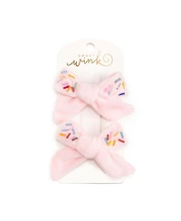 Sweet Wink Girls Sprinkle Bow Clip Set