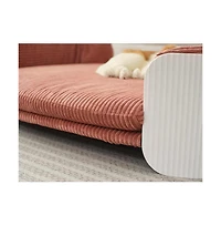 Aostirmotor White and Cat Couch Bed with Removable Mattress Cover Suitable for Mid Animal