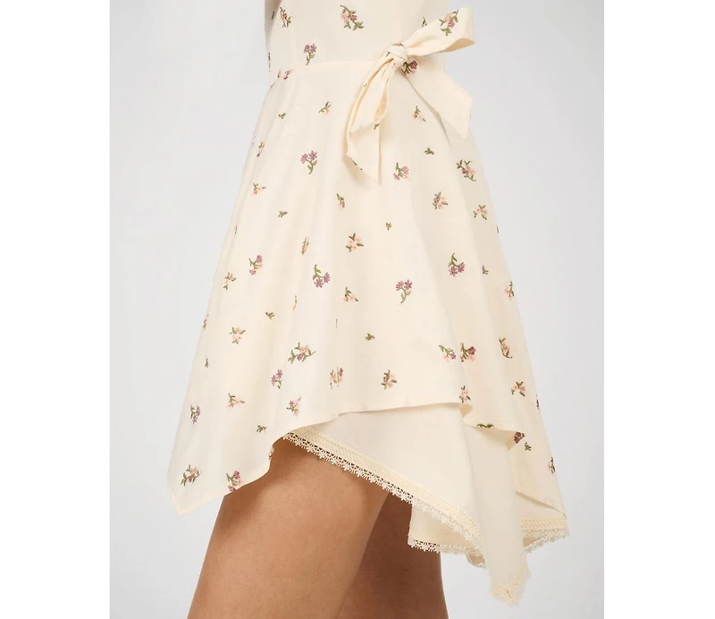 WeWoreWhat Women's Handkerchief Mini Dress