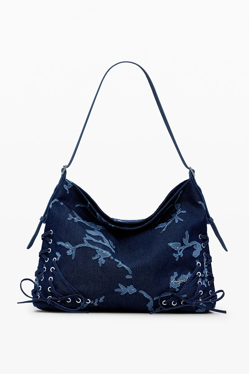 Desigual Women's Medium devore denim bag