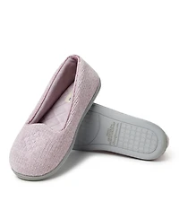 Dearfoams Women's Rebecca Chenille Closed Back House Slipper