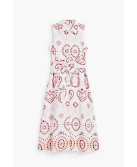 Desigual Women's Printed midi dress with bow