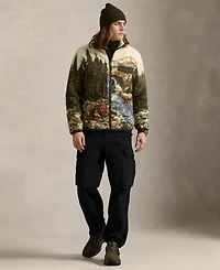 Polo Ralph Lauren Men's Long Sleeve Curly Hi-Pile Fleece Jacket