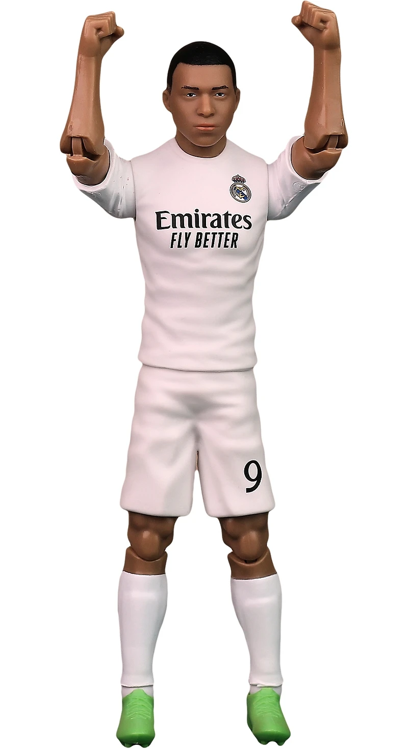Banbo Toys Sockers Real Madrid Mbappe 8" Collectible Soccer Action Figure