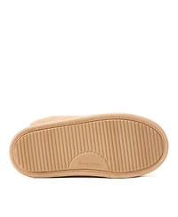 Dearfoams Women's Christmas Tree Teddy Scuff Slipper