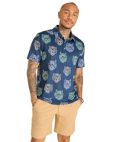 Chubbies Men's The Big Catwalk Performance Polo Shirt