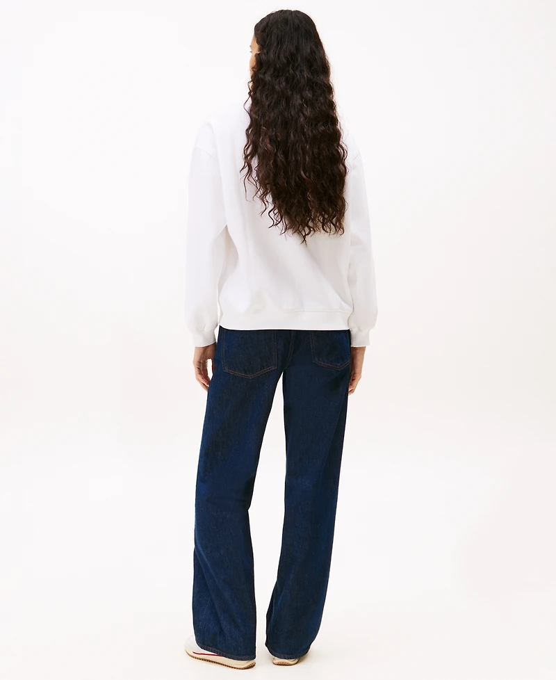 Tommy Jeans Women's Collegiate Crewneck Logo Sweatshirt