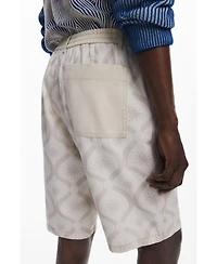 Desigual Men's Bermuda with sun borders