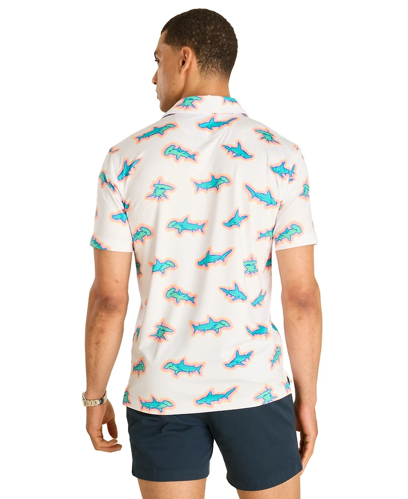 Chubbies Men's The Vanna Apex Swimmer Performance Polo Shirt