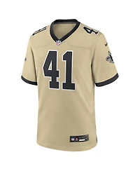Nike Men's Alvin Kamara Gold New Orleans Saints Gameday Golds Alternate Game Player Jersey
