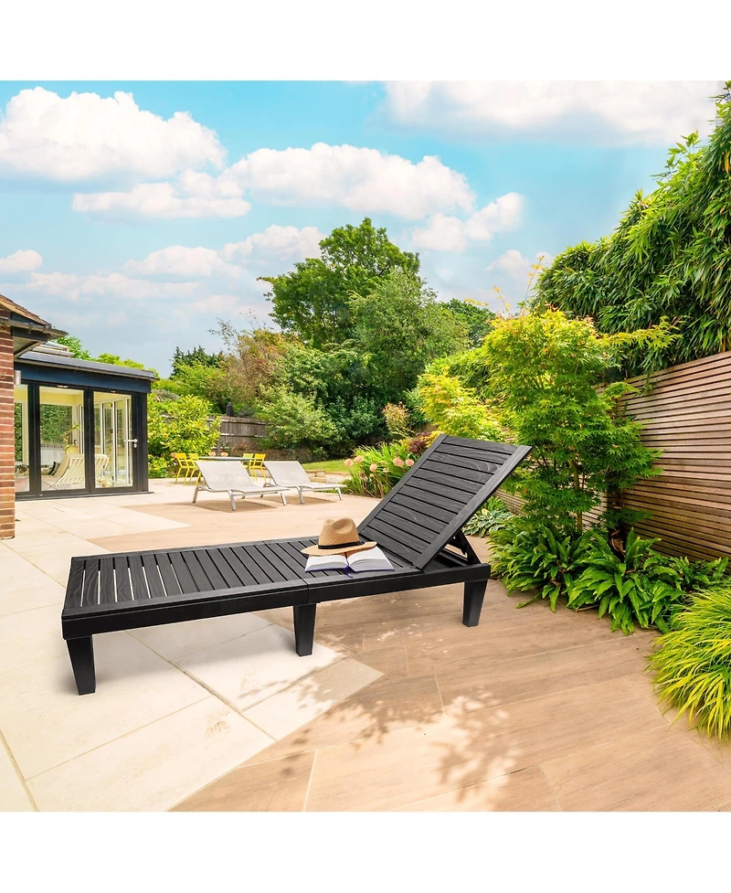 Sorbus Outdoor Chaise Lounge Chair
