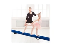 Akiudex 9FT Foldable Gymnastics Balance Beam with Foam Padding and Wood Base