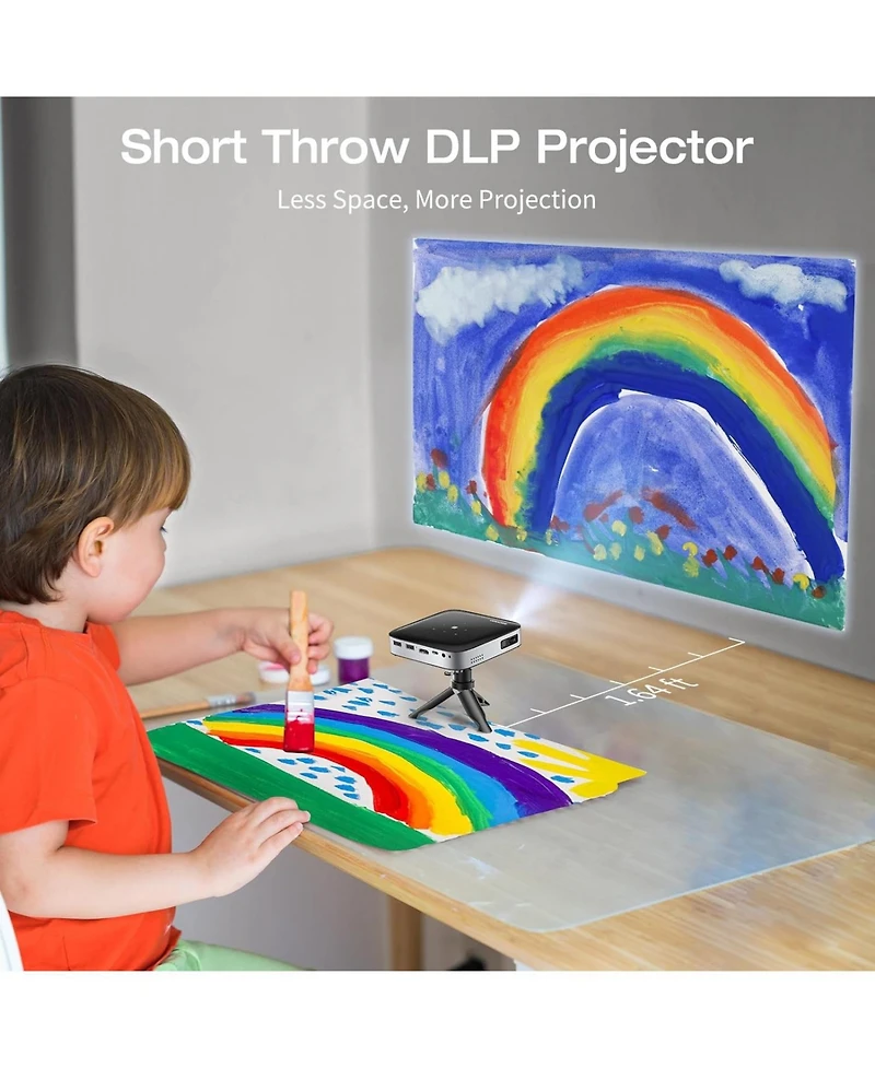 Elephas WiFi Bluetooth Mini Projector