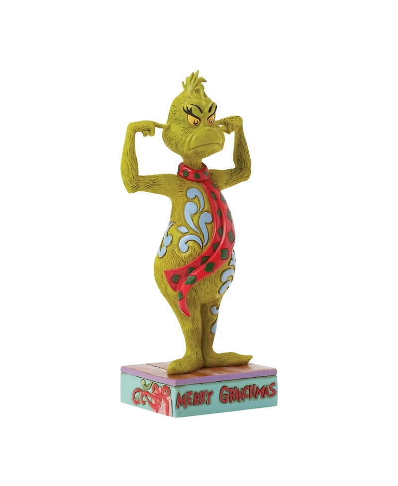 Jim Shore Grinch Plugging His Ears Figurine